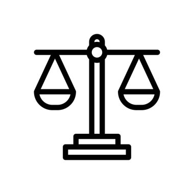 law vector illustration on a transparent background.Premium quality symbols.Thin line icon for concept and graphic design. 