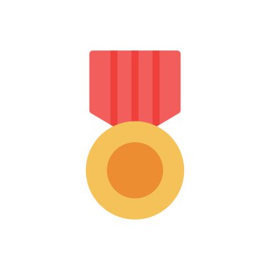 Şeffaf bir arkaplan üzerinde madalya vektör illüstrasyonu. Konsept ve grafik tasarımı için birinci sınıf kalite simgeler..