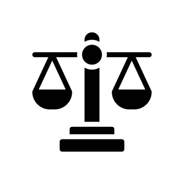 law vector illustration on a transparent background.Premium quality symbols.Glyphs icon for concept and graphic design.