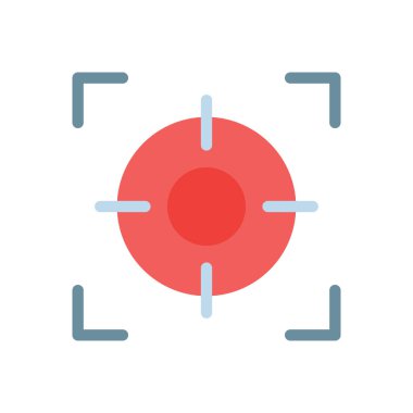 Şeffaf bir arkaplan üzerine odaklan vektör illüstrasyonu. Konsept ve grafik tasarımı için premium kalitesi simgeleri..