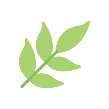 Saydam bir arkaplan üzerinde yaprak vektör çizimi. Konsept ve grafik tasarım için birinci sınıf kalite simgeler.. 