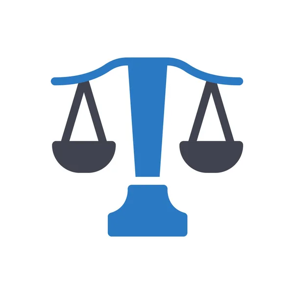 Law Vector Illustration Transparent Background Premium Quality Symbols Glyphs Icon — Stockvektor