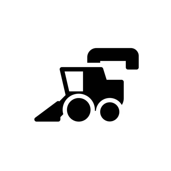 Bulldozer Vector Illustration Transparent Background Premium Quality Symbols Glyphs Icon — Stock Vector