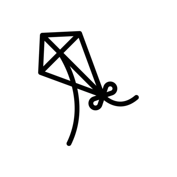 Повітряний Змій Векторні Ілюстрації Прозорому Фоні Символи Якості Премій Піктограма — стоковий вектор