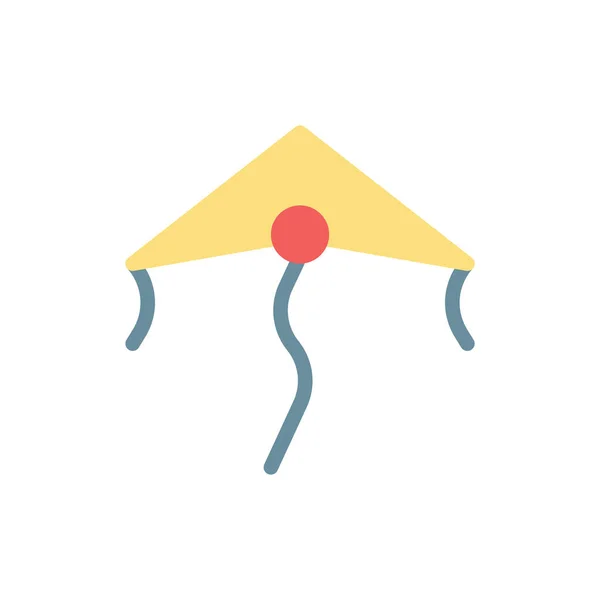 Kite Vector Illustration Transparent Background Premium Quality Symbols Stroke Icon — 스톡 벡터