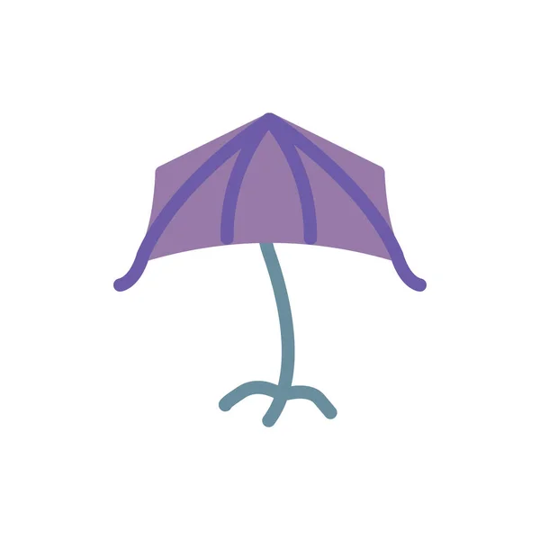 Kite Vector Illustration Transparent Background Premium Quality Symbols Stroke Icon — Stock Vector