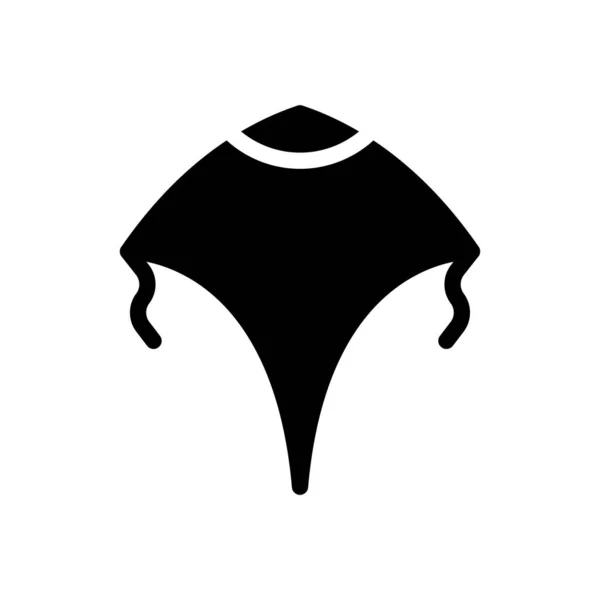 Kite Vector Illustration Transparent Background Premium Quality Symbols Glyphs Icon — Stockvektor