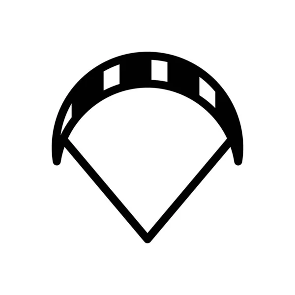 Kite Vector Illustration Transparent Background Premium Quality Symbols Glyphs Icon — Image vectorielle