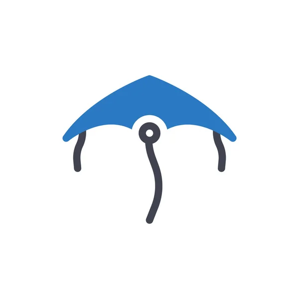 Kite Vector Illustration Transparent Background Premium Quality Symbols Glyphs Icon — Stock vektor