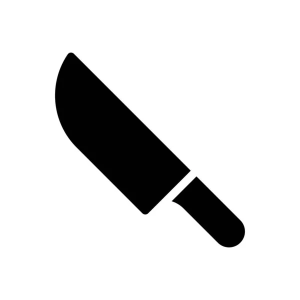Knife Vector Illustration Transparent Background Premium Quality Symbols Glyphs Icon — 스톡 벡터