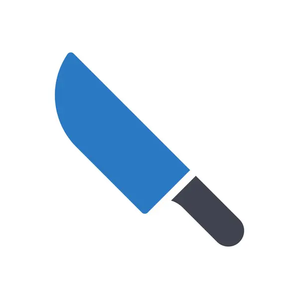 Knife Vector Illustration Transparent Background Premium Quality Symbols Glyphs Icon — 스톡 벡터