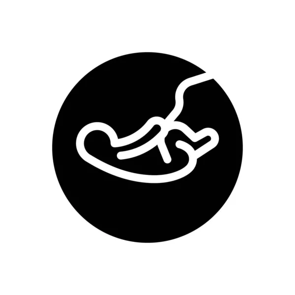 Ilustracja Wektora Ciąży Przejrzystym Tle Symbole Jakości Premium Ikona Glifów — Wektor stockowy