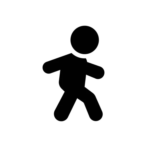 Walk Vektor Illustration Auf Transparentem Hintergrund Hochwertige Symbole Glyphen Symbol — Stockvektor