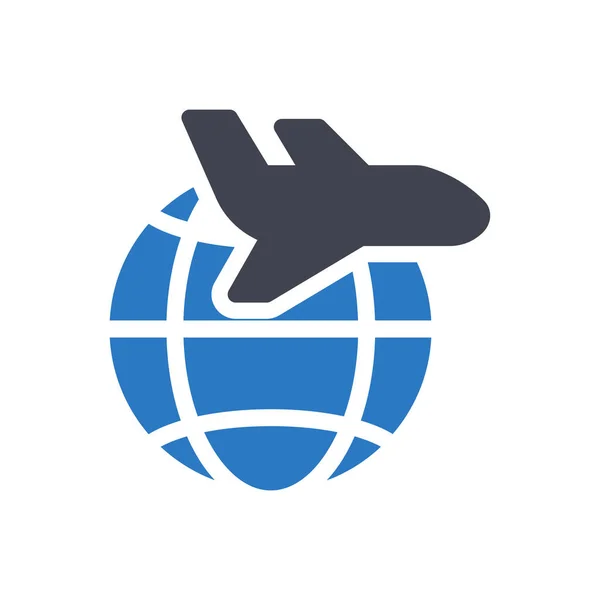 Travel Vector Illustration Transparent Background Premium Quality Symbols Glyphs Icon — Stock vektor