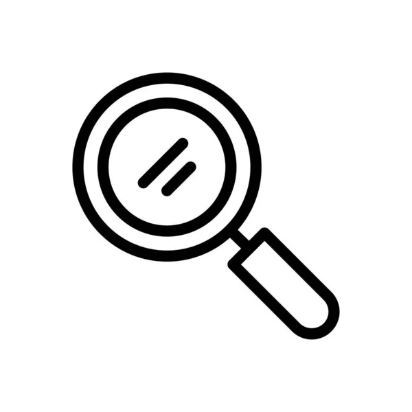 Ilustracja Wektora Wyszukiwania Przejrzystym Tle Symbole Jakości Premium Cienka Ikona — Wektor stockowy