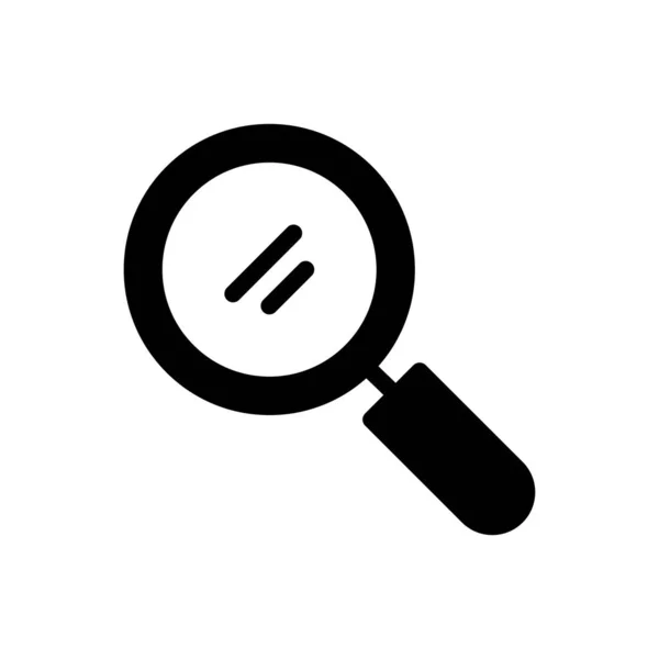 Ilustracja Wektora Wyszukiwania Przejrzystym Tle Symbole Jakości Premium Ikona Glifów — Wektor stockowy