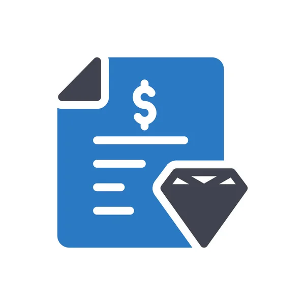Document Vector Illustratie Een Transparante Achtergrond Premium Kwaliteit Symbolen Glyphs — Stockvector