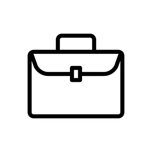 Briefcase Vector Illustration Transparent Background Premium Quality Symbols Thin Line — Stock Vector