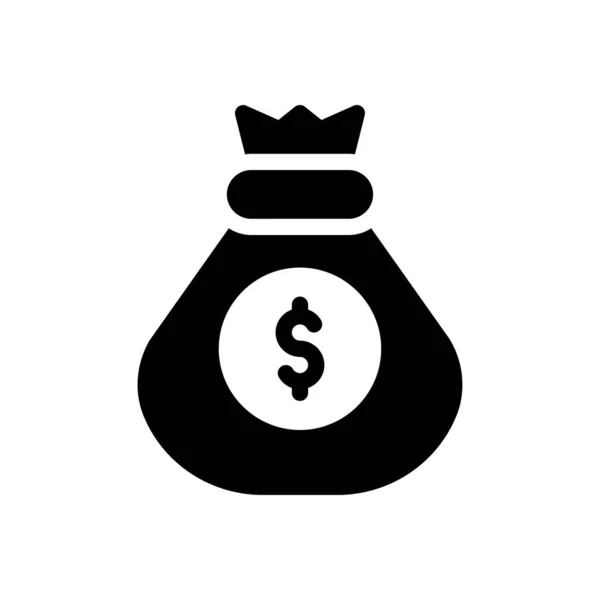 Dólar Ilustración Vectorial Sobre Fondo Transparente Símbolos Calidad Premium Glifos — Vector de stock