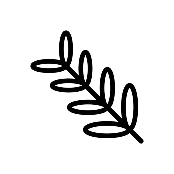 Leaf Vector Illustration Transparent Background Premium Quality Symbols Thin Line — Stock Vector