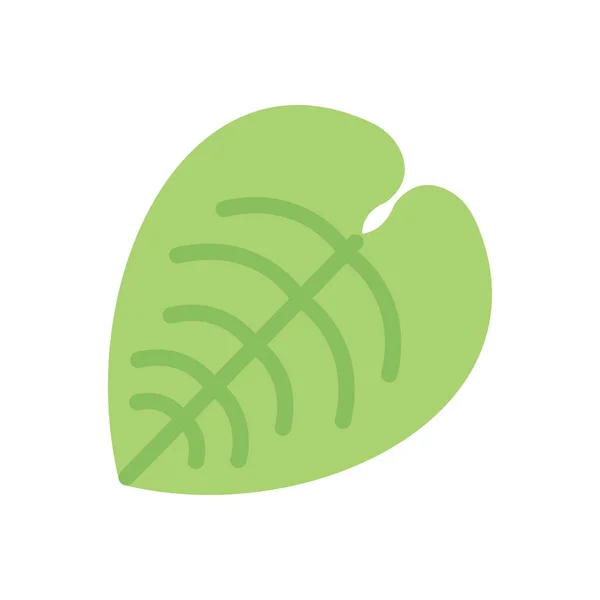 Leaf Vector Illustration Transparent Background Premium Quality Symbols Stroke Icon — Stok Vektör