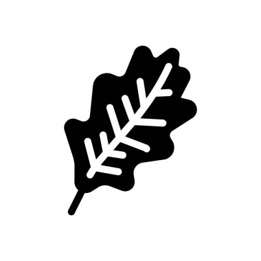 Şeffaf bir arkaplan üzerinde yaprak vektör çizimi. Konsept ve grafik tasarım simgeleri için kaliteli semboller..