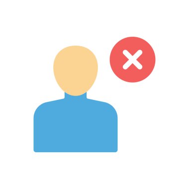 reject vector illustration on a transparent background.Premium quality symbols.Stroke icon for concept and graphic design.