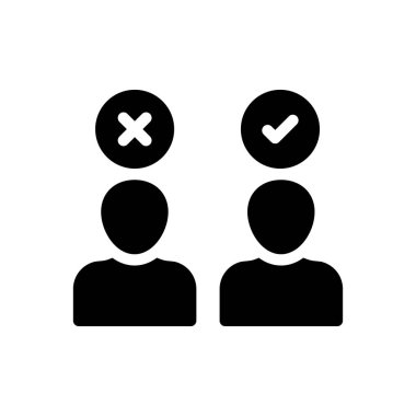 Şeffaf bir arkaplan üzerinde seçim vektörü illüstrasyonu. Konsept ve grafik tasarımı için mükemmel kalite sembolleri..