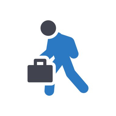 unemployed vector illustration on a transparent background.Premium quality symbols.Glyphs icon for concept and graphic design.  