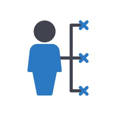 Şeffaf bir arkaplan üzerinde kullanıcı vektör illüstrasyonu. Konsept ve grafik tasarım için kaliteli semboller..