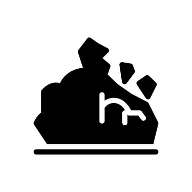 mountain vector illustration on a transparent background.Premium quality symbols.Glyphs icon for concept and graphic design.