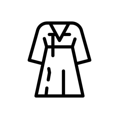 korean vector illustration on a transparent background.Premium quality symbols.Thin line icon for concept and graphic design. 