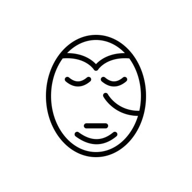 korean vector illustration on a transparent background.Premium quality symbols.Thin line icon for concept and graphic design.