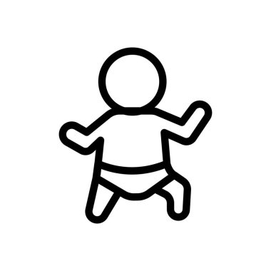 kid vector illustration on a transparent background.Premium quality symbols.Thin line icon for concept and graphic design. 