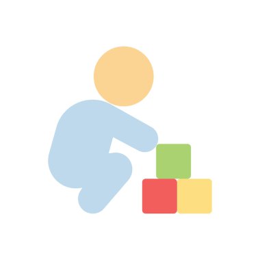 Şeffaf bir arkaplan üzerinde bebek vektör çizimi. Konsept ve grafik tasarımı için birinci sınıf kalite simgeler..