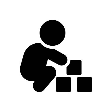 Şeffaf bir arkaplanda bebek vektör çizimi. Konsept ve grafik tasarım için mükemmel kalite semboller.. 