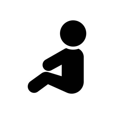 Şeffaf bir arkaplanda bebek vektör çizimi. Konsept ve grafik tasarım için mükemmel kalite semboller.. 