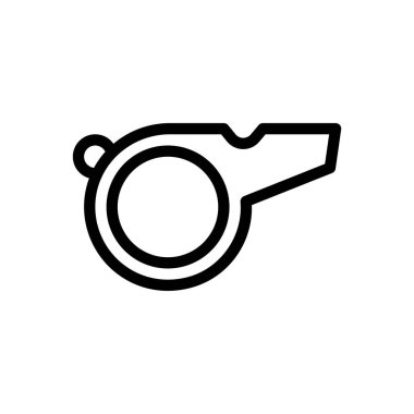 Şeffaf bir arkaplan üzerinde ıslık vektör çizimi. Premium kalite semboller. Konsept ve grafik tasarım için ince çizgi simgesi.