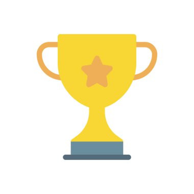 Şeffaf bir arkaplan üzerindeki kupa vektör illüstrasyonu. Konsept ve grafik tasarım için premium kalite simgeleri..