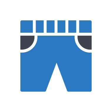 shorts vector illustration on a transparent background.Premium quality symbols.Glyphs icon for concept and graphic design.
