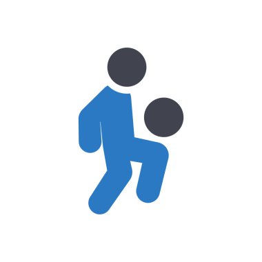 kick vector illustration on a transparent background.Premium quality symbols.Glyphs icon for concept and graphic design.