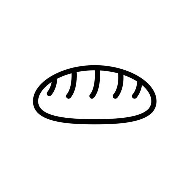 loaf vector illustration on a transparent background.Premium quality symbols.Thin line icon for concept and graphic design. 