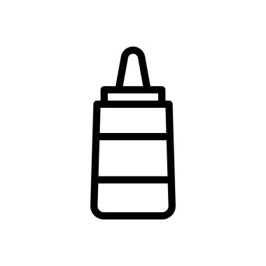 sauce vector illustration on a transparent background.Premium quality symbols.Thin line icon for concept and graphic design.