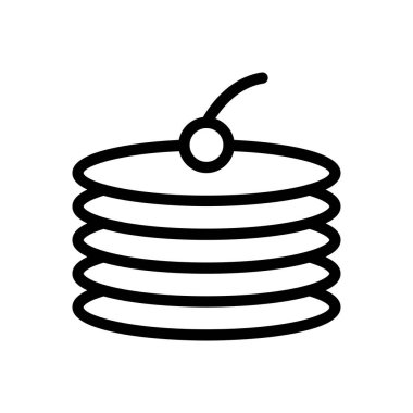 Şeffaf bir arkaplanda pan vektör çizimi. Premium kalite sembolleri. Konsept ve grafik tasarım için ince çizgi simgesi.