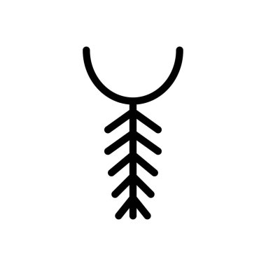 Şeffaf bir arkaplan üzerinde madalyon vektör çizimi. Konsept ve grafik tasarım için ince çizgi simgesi..