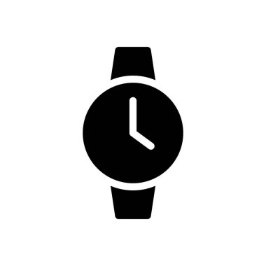 watch vector illustration on a transparent background.Premium quality symbols.Glyphs icon for concept and graphic design. 
