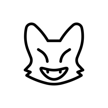 cat vector illustration on a transparent background.Premium quality symbols.Thin line icon for concept and graphic design.