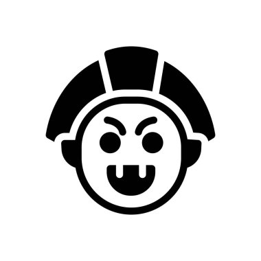 Saydam bir arkaplanda hayalet vektör illüstrasyonu. Konsept ve grafik tasarımı için mükemmel kalite semboller..