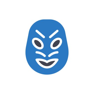 noh vector illustration on a transparent background.Premium quality symbols.Glyphs icon for concept and graphic design. 