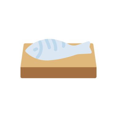 Şeffaf bir arkaplan üzerinde balık vektör çizimi. Konsept ve grafik tasarım için özel kalite simgeleri.. 